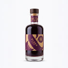A 200ml bottle of Elder Berry liqueur with a dark purple and gold label, set against a clean white background.