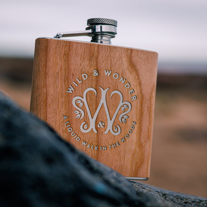 Wild & Wonder Branded Hipflask